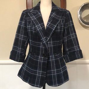 Wet Seal Plaid Jacket